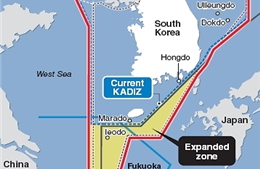 Vùng Nhận dạng phòng không của Hàn Quốc bắt đầu có hiệu lực 